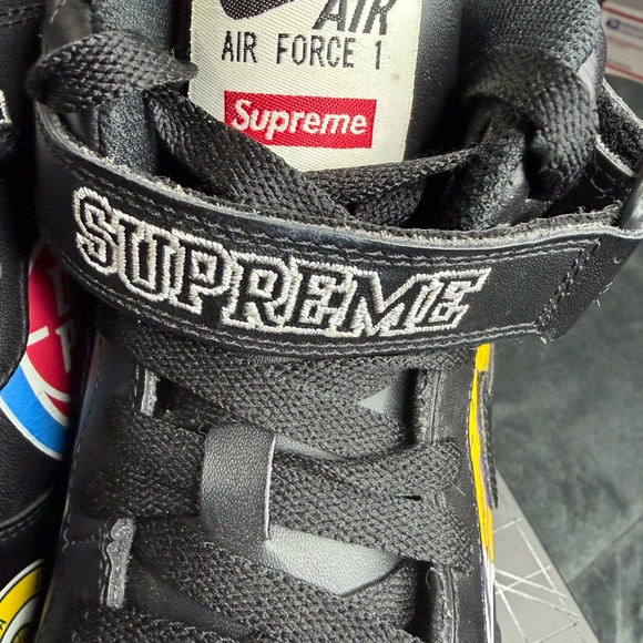 Air Force Supreme NBA Black Size 11.5M - Picture 5 of 13